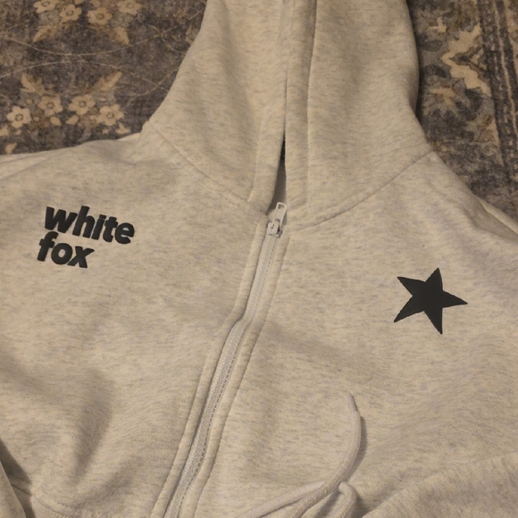 White Fox Boutique Gray Hoodie and Sweatpants Set - Picture 3 of 7
